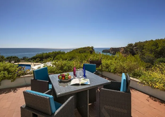 Vila Stunning Oceanview Algarve Villa 12 Bedrooms Quinta Beachfront Marinha Lagoa (Algarve)
