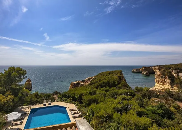 Vila Stunning Oceanview Algarve Villa 12 Bedrooms Quinta Beachfront Marinha Lagoa (Algarve)